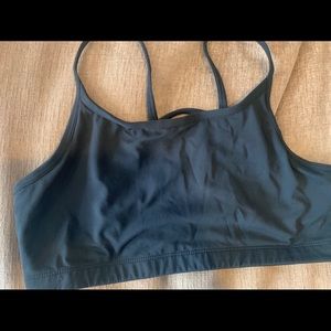 Black Fabletics Ayni sports bra